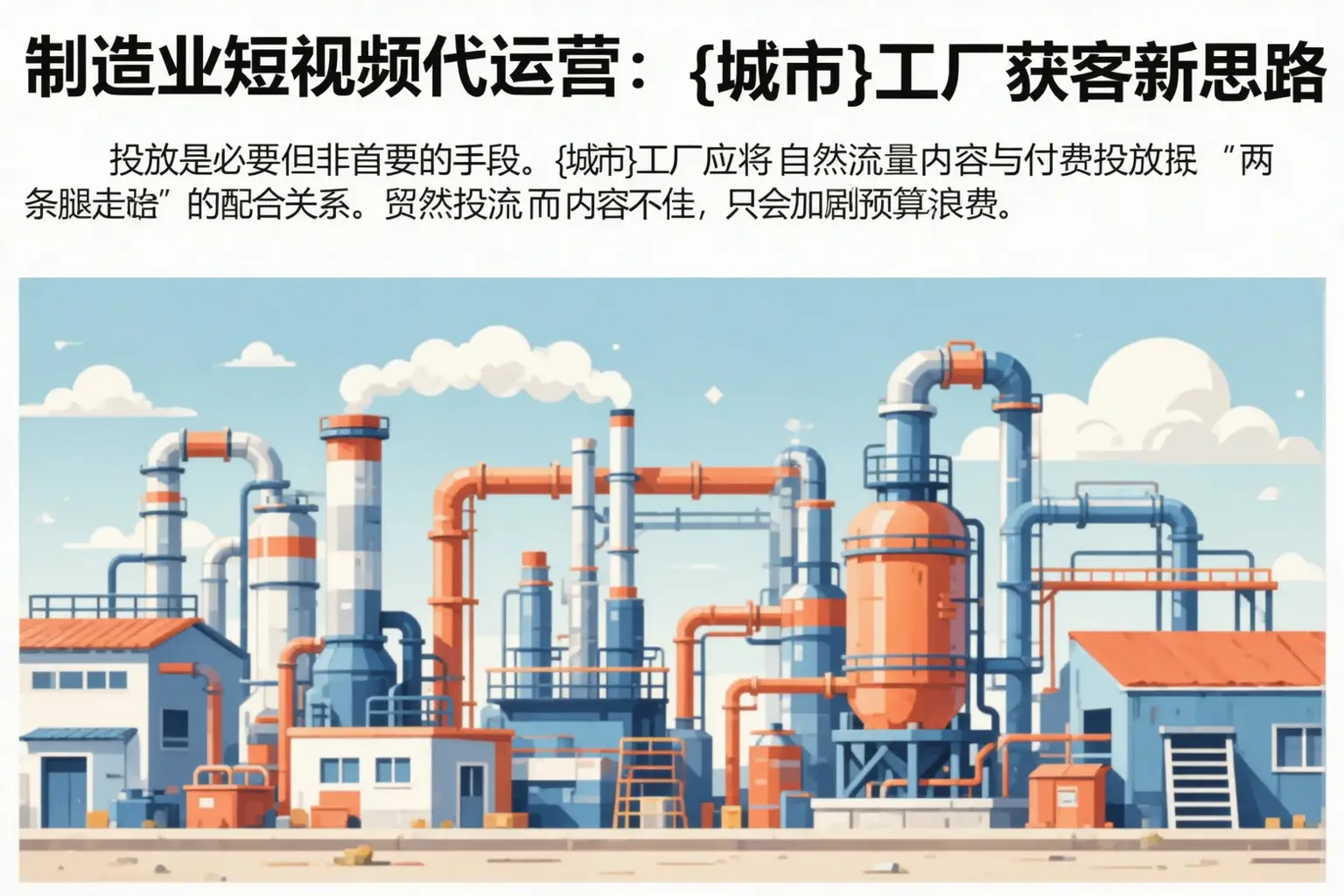 制造业短视频代运营:阜宁工厂获客新思路